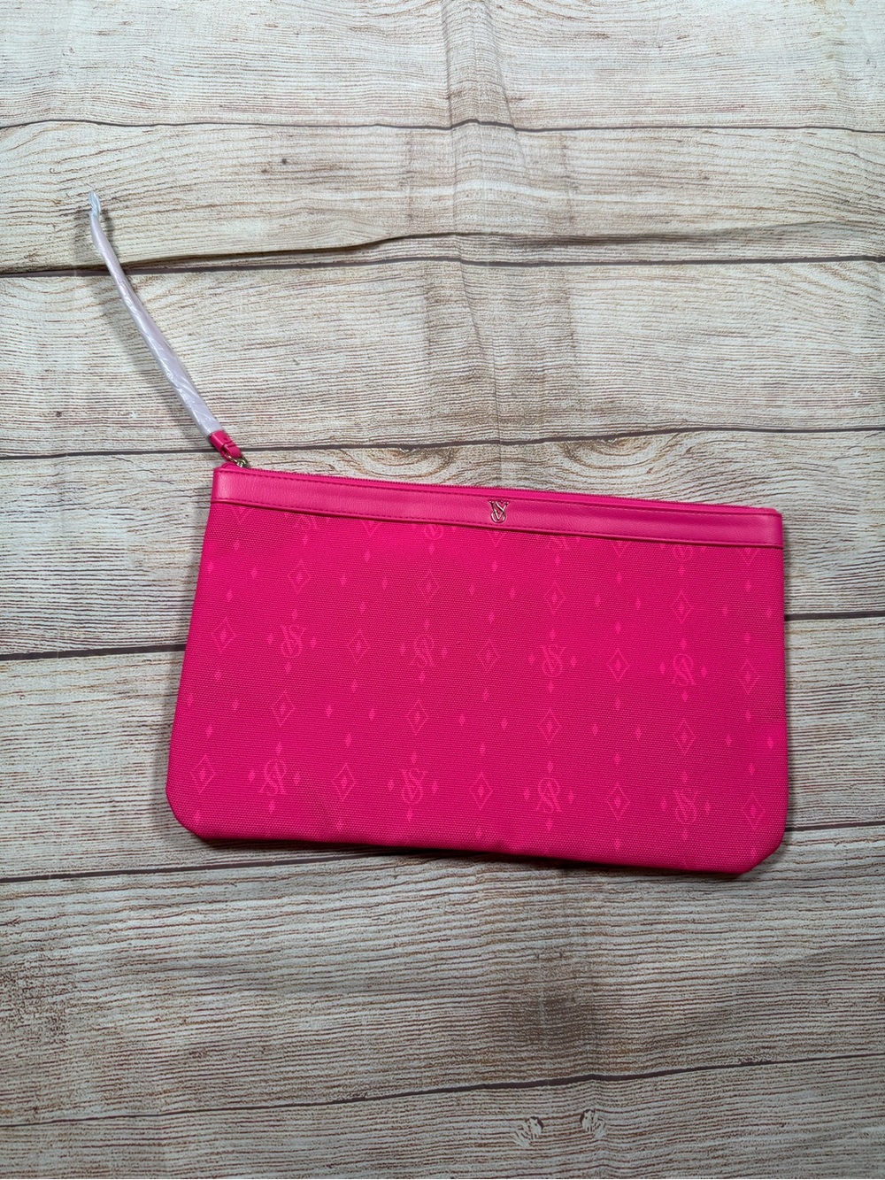 NWOT Victoria's Secret Hot Pink‎ Wristlet Cosmetic Pouch